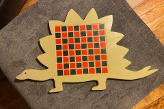 Checkers board made for my grandson